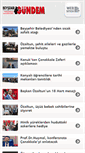 Mobile Screenshot of beysehirgundem.com