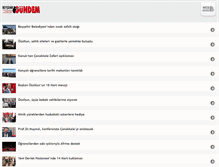 Tablet Screenshot of beysehirgundem.com